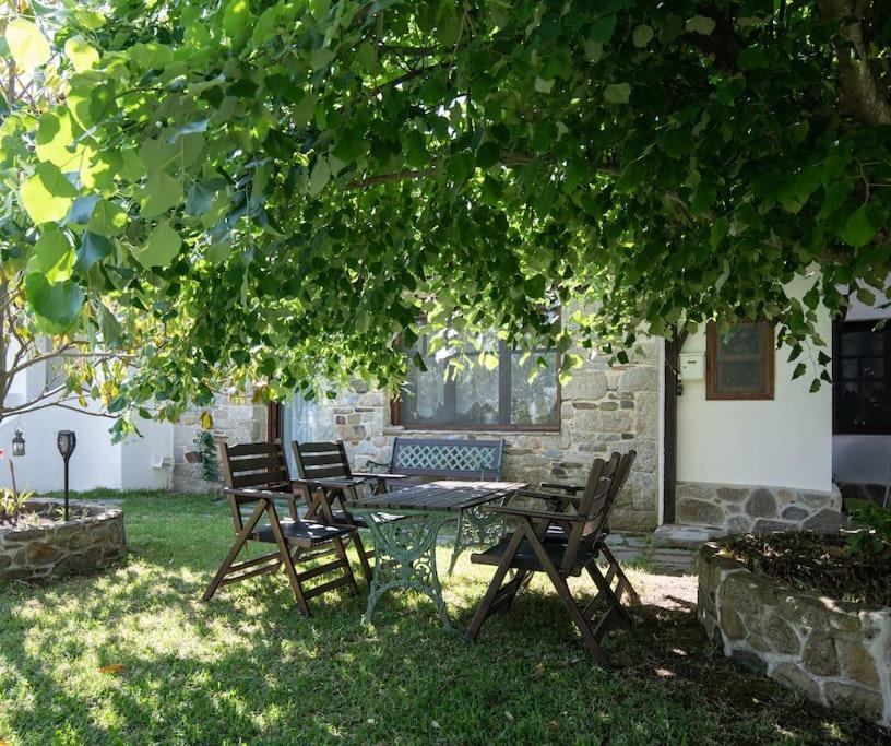 Traditionelles Appartement Athos Shadow Am Meer Paralia Sikias Экстерьер фото