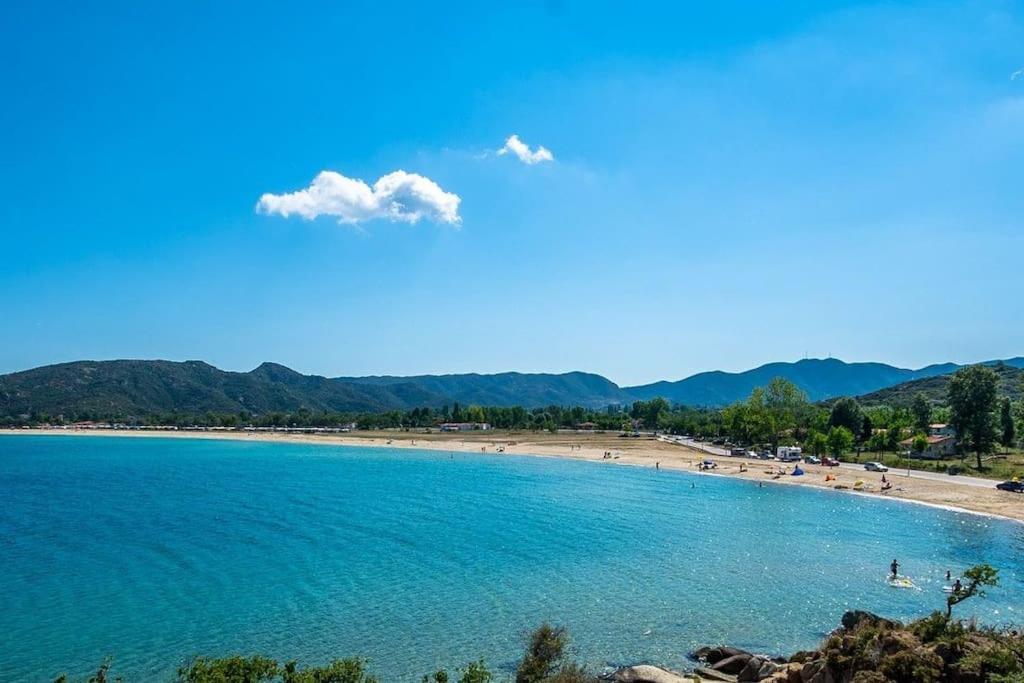 Traditionelles Appartement Athos Shadow Am Meer Paralia Sikias Экстерьер фото